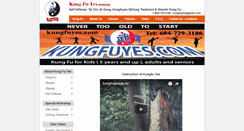 Desktop Screenshot of kungfuye.com